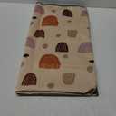 Blissful Diary Baby Splat Mat for Under High Chair, 50.4 x 50.4 Inch Wipeable Splash Mat, Waterproof and Washable, Anti-Slip Floor Protector, Boho Rainbow