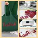 Red Glitter HTV Heat Transfer Vinyl, 12" x 8ft lron on Vinyl, for T-Shirt Ironing, Vinyl HTV Easy to Cut and Weed, The Best Choice for DIY Creativity