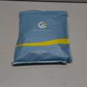 COLORFULLEAF Nightgowns for Women Long Sleeve V Neck Nightshirts Soft Full Length Sleepwear with Pockets (Medium, Dark Blue)