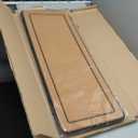 DaisyInner 20mm Thick Helm Station Pad with Adhesive Backing Non Slip Boat Standing Mat Anti Fatigue Boat Flooring Boat Helm Pad for RV Sea Deck Marine Decking Console, Grey, Black (36 x 14 in, Brown)