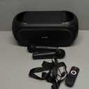 Delxo Karaoke Machine with 2 Wireless Microphones for Adult, Powerful Portable Bluetooth Speaker Loud for Party, PA System Remote Singing Machine with LED Lights, Support BT TWS USB TF, Gift