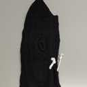 PUPTECK Winter Dog Cat Sweater Coat - Soft Cold Weather Clothes Knitwear for Kitties & Small Dogs Indoor Outdoor Walking Warm, Knitted Classic for Doggies Kitties Girls Boys, Black S