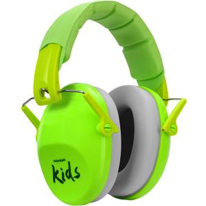 PROHEAR 032 2.0 Noise Cancelling Headphones for Kids - 25dB Noise Reduction - Adjustable Sensory Ear Protection Muffs for Concert, Fireworks, Monster Truck Shows, School - Green