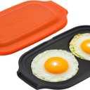 MACONEE Microwave Egg Fryer | Cooker & Poacher for Breakfast Sandwiches | Maker for 2 Eggs | Dishwasher-Safe & BPA-free