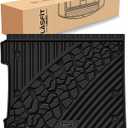 LASFIT Trunk Mat for Jeep Wrangler JL 2018-2025 2026 4 Door Cargo with SUBWOOFER, All Weather TPE Custom Fit Cargo Mat Fit for Flat Load Floor Gas Type, Black (Not for JK/Not PHEV/Not 2-Door)