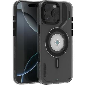 for iPhone 16 Pro Max Magnetic Cooling Case, Advanced IMD Technology, Aluminum Alloy Camera Frame, Compatible with MagSafe - Translucent Gray