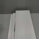 BAYKA White Floating Shelves for Wall – Rustic Wood Wall Shelves with Metal Brackets for Bathroom, Bedroom, Kitchen, or Living Room Decor Organization – Set of 3, Sturdy Storage with 22lb Capacity