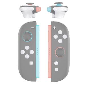 eXtremeRate DIY Replacement Full Set Buttons for Joycon 2, Custom ABXY Direction Keys Dpad + - C Home Capture Release L R ZR ZL Trigger Buttons for Nintendo Switch 2 Controller - White