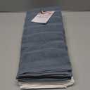 KitchenAid Albany Kitchen Towel 4-Pack Set, Fog Blue/White, 16"x26"