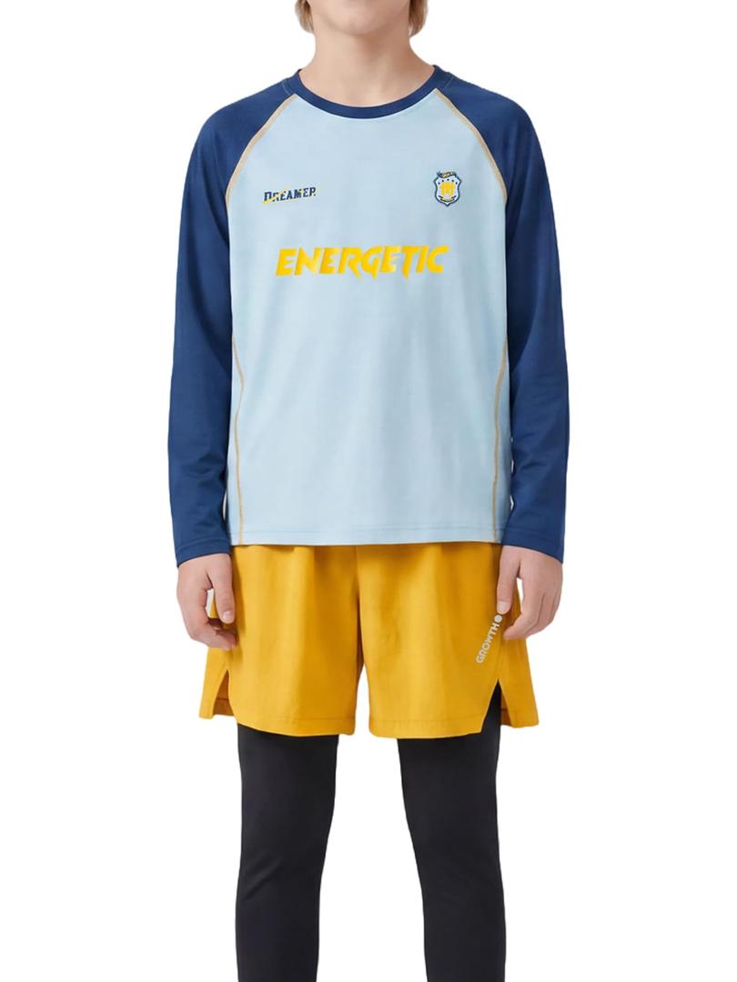 Boys Activewear Set 2 Piece Athletic Outfit 5-15Y Quick Dry Long Sleeve Shirt & 2-in-1 Shorts with Compression Leggings, Sports Running Soccer Clothing Set, Size: 10-11 Years