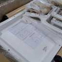 Children's Table and Chair Set Suitable for Boys and Girls Age 2-12 Height Adjustable Table top Can be Painted with 6 Seats Suitable for Family Learning Daily use (Wood Color)