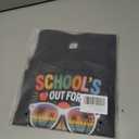 T-shirtToddler Last Day of School T-Shirt Kids Happy Last Day of School Shirt Funny Short Sleeve Tee Boys Girls Cotton, 130, Black