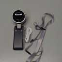 Portable Handheld Turbo Fan, 5 Gear Wind, Battery Operated, Up to 12 Working Hours, 3 IN 1 Hand Fans with Air Turbo Tech Cooling Fan for Outdoor Activities, Travel, Beach (Black)