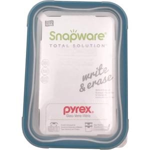 Snapware Total Solution Pyrex Glass Storage Container with Lid 4 Piece Set