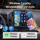 Android 14 Car Radio Compatible with Ford Transit Connect 2014-2018,Touchscreen Car Stereo with Wireless Carplay Android Auto,FM,Multimedia Receiver with GPS Bluetooth ＆ Backup Camera(9.7Inch