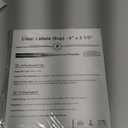 Crystal Clear Shipping Labels for Laser Printers - 4" x 3 1/3" - 6 per Sheet - 10 Sheets / 60 Labels