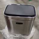 Elite Stainless Steel Sensor Trash Can for Home and Kitchen, 12.4 Gallon Charcoal for Home/Kitchen/Hotel/Lobby/Office