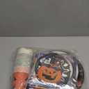 106 PCS Halloween Party Supplies Holiday Party Decorations Includes Plates, Napkins, Cups, Hanging Swirls, Tablecloth, Banner for Halloween Birthday Party Decorations, Serves 24