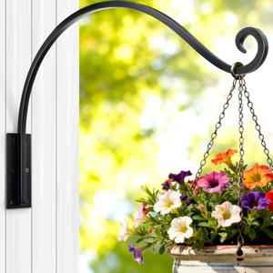 Heavy Duty Plant Hanger Bracket - 22 Inch 100Lbs Outdoor Wall Mount Hook