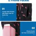 maamgic 2 in 1 Mens Swim Trunks 7 Inch Swim Shorts Swim Suits Board Shorts (Black, XXL)