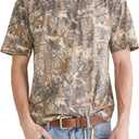 AEROPOSTALE Men's Relaxed Crew Neck Short Sleeve T-Shirt (Medium, Camo)