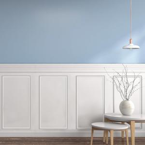 Colingmill 3 Set Accent Wall Molding Kit Peel and Stick Wainscoting Panels Board and Batten Wall Panel Kit White Pre Cut Chair Rail Moulding for Walls Picture Frame