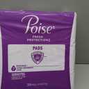 Poise Incontinence & Postpartum Pads for Bladder Leaks, 7 Drop Ultra Absorbency, Long Length, 39 Count