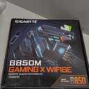 GIGABYTE B850M Gaming X WIFI6E AMD AM5 mATX Motherboard, Support AMD Ryzen 9000/8000/7000 Series, DDR5, 10+2+2 Power Phase, 2X M.2, PCIe 5.0, USB-C, WIFI6E, 2.5GbE LAN, EZ-Latch