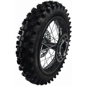 16 "Rear Wheel Rim Tire Assembly for Dirt Bike 90/100-16 15mm axle Rear Wheel Rim Tire Fits 50cc-125cc dirt bike TTR SSR CRF Apollo Includes brake disc and sprocket