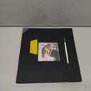 Photo Album Self Adhesive Scrapbook Album for 3x5 4x6 5x7 8x10 Pictures,40 Pages Linen Cover with Display Window DIY Photo Book,Ideal Gifts for Family Travel Wedding Baby (Black)