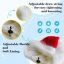 Dog Costume Lion Mane Funny Reindeer Moose Dog Costume for Halloween & Christmas Photoshoot Entertainment (White) Size S