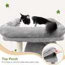 Globlazer Heavy Duty Cat Tree, 70 inch Sturdy Cat Tree for Indoor Cats Extra Large Cat Tower with Scratching Post, Hammock, Cat Condo for Adult Cats Kittens, F70 Pro, Light Grey