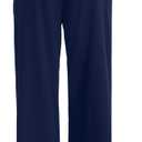 Gracyoga Wide Leg Yoga Pants for Women Casual Loose Cozy Sweatpants High Waisted Lounge Pajama Flowy Pants With Pockets (XL)