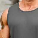 COOFANDY Men's 2 Pack Muscle Sleeveless Shirt Dry Fit Workout Gym Tank Tops (M)