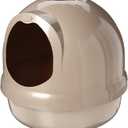 Petmate Booda Dome Cat Litter Box for Indoor Cats , Titanium, Made in USA, One Size