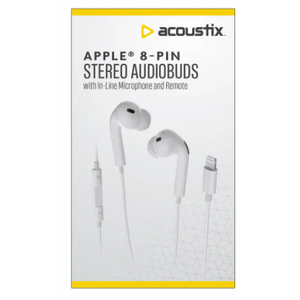Acoustix Apple 8 PIN Stereo Earbuds