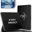 IPROKKO 360 Privacy Matte Screen Protector for iPad Pro 13 inch M4/M5 (2024/2025 7th/8th Generation),4 Way Anti Spy Glare Blue Light 13in Tablet Easy Install Screen Protector Filter [Compatible with Apple Pencil & Face ID, Case Friendly]