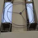 Black Floor Lamps for Living Room Adjustable Height Standing Lamp Modern Tall Pole Lamps for Bedroom Office with White Linen Shade 3 Color Temperature 9W LED Bulb Included