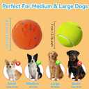 Interactive Dog Toy Ball, Smart Automatic Moving Dog Toy for Medium Large | Electric Vibrating Dog Toy, Rolling & Bouncing Interactive Dog Ball, E-TPU, IP54 Waterproof, 2 Modes, USB-C Rechargeable