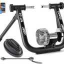 CXWXC Smart Bike Trainer - Fluid Bike Trainer Stand for 26-29 or 700c Wheel - Fluid Stationary Noise Reduction Bicycle Stationary Stand Compatible with Zwift App