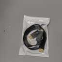 4K 60Hz Displayport to HDMI Cable 6ft, NOT HDMI to Displayport Adapter, Display Port to HDMI Cable 6feet for Dell Lenovo HP Laptop Desktop PC Monitor TV GPU NVIDIA AMD, DP to HDMI Adapter Cord Black