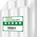 MakMeFre 6 Pack 8"x20'(3Rolls) and 11"x20' (3Rolls) Vacuum Sealer Bags Rolls for Food,Commercial Grade, BPA Free,Puncture Prevention,Great for Sous Vide Cooking