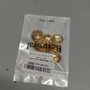 10PCS Clothes Button - Retro Hollow Sewing Button Shank Round Shaped Metal Button Set for Men Women Blazer, Coat, Uniform, Shirt, Suit and Jacket (Gold, 25mm)