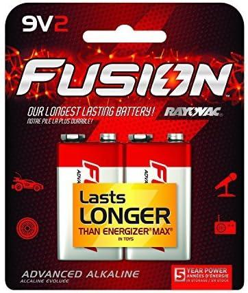 FUSION ALK 9V BATTERY 2PK