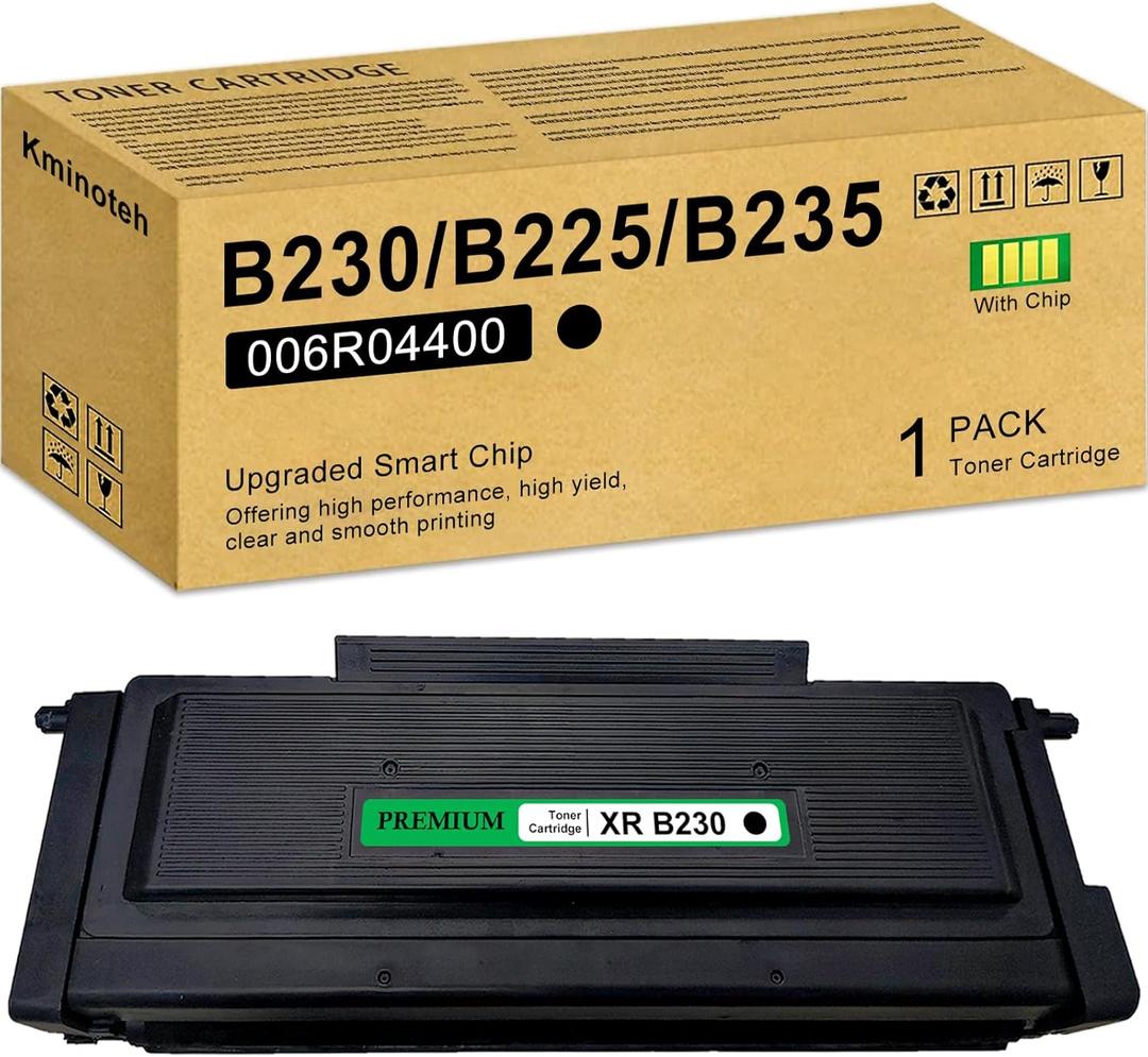 B230 B235 B225 Toner Cartridge with New Chip High Capacity 1-Pack Replacement for 006R04400 006R04401 Toner Compatible for Xerox B230 B235 B225 Printers (3,000 Pages)