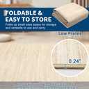 5x7 Washable Rugs Non Slip Minimalist Area Rug for Bedroom Soft Low Pile Solid Color Large Bedroom Throw Carpet Stain Resistant Classic Neutral Area Rug Plain Boho Rugs for Kitchen Nursery, Beige