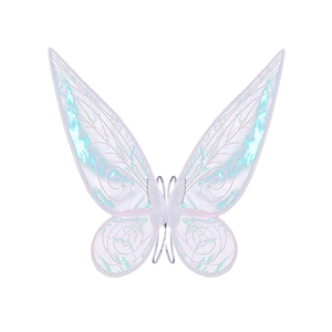 airy Wing,Butterfly Fairy Halloween Costume Angel Wings,Halloween Costume Sparkle Angel Wings Dress Up Party Favor White