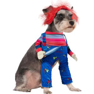 Child's Play: Chucky Pet Costume for For Dogs or Cats by Rubies, Medium