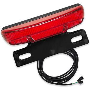 Electric Bicycle Rear Light, 36/48V Tail Brake Light, Ebike Rear Tail Safety Light, Warning Rear Lamp for Electric Bike Night Riding