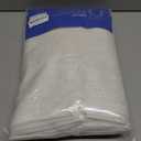 MIULEE Natural White Linen Curtains 84 Inch Long for Bedroom Living Room, Soft Thick Linen Textured Window Drapes Semi Sheer Light Filtering Rod Pocket Back Tab Neutral Farmhouse Cream Ivory 2 Panels